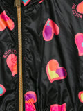 heart print rain jacket 