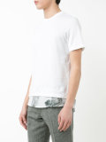 printed hem T-shirt 