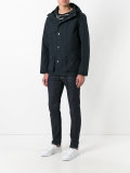button up hooded jacket 