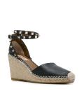 Valentino Garavani Rockstud double wedge sandals