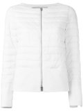 zipped puffer jacket