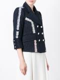 velvet lurex jacquard jacket