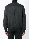contrast trim bomber jacket