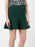 peplum mini skirt