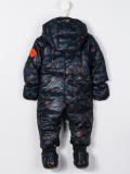 logo print snowsuit