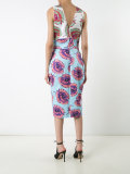 fitted floral dress