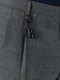 pleated slim fit trousers