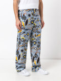 floral print trousers