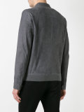 classic collar zipped jacket