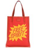 'Free Spirit'印花购物袋