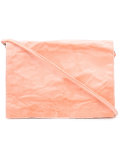 distressed shoulder bag