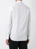 geometric detail collar shirt