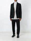 striped tapered trousers