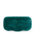 transparent glitter square glasses