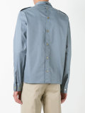 military style double fastening shirt