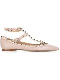 'Rockstud'平底鞋