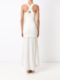v neck knit dress