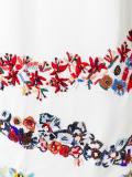 floral embroidery shift dress
