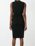 gathered shift dress