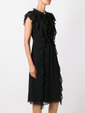 sleeveless frill dress
