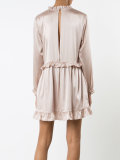 frilled trim dress