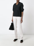 V-neck blouse