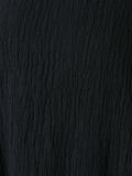 crushed linen round neck dress