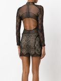 sheer lace dress
