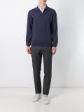zip up polo shirt