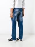 'Rioped' straight-leg jeans