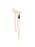 'In Mood For Love' eyelash garnet earring