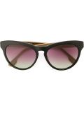 round shaped gradient lenses sunglasses