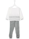 instarsia knit tracksuit set