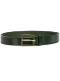 studded two-tone buckle belt
