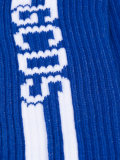 striped logo socks
