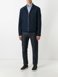 band collar zipped jacket