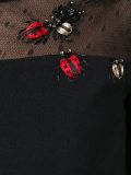 ladybird sheer panel T-shirt 