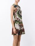 metallic tie-dye dress