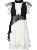 layered pleated dress