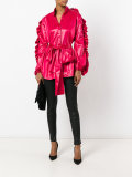 ruffled sleeves jacket