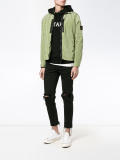 zipped lightweight jacket 