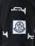 trumpet print polo shirt