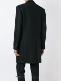 built-in band collar coat