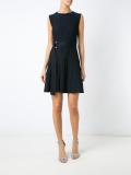 round neck knit dress