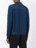 striped zip sweatshirt