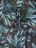 foliage print dress