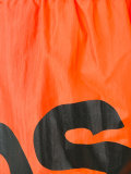 slanted logo swim shorts