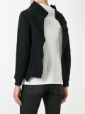 split-open back sweatshirt