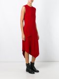 asymmetric midi dress