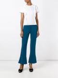 frill detail T-shirt